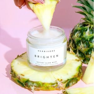 🍍 HERBIVORE Brighten Pineapple + Gemstone Mask